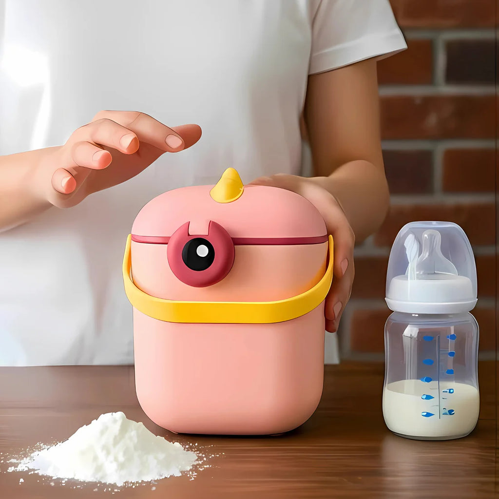 Dinosaur portable milk powder box