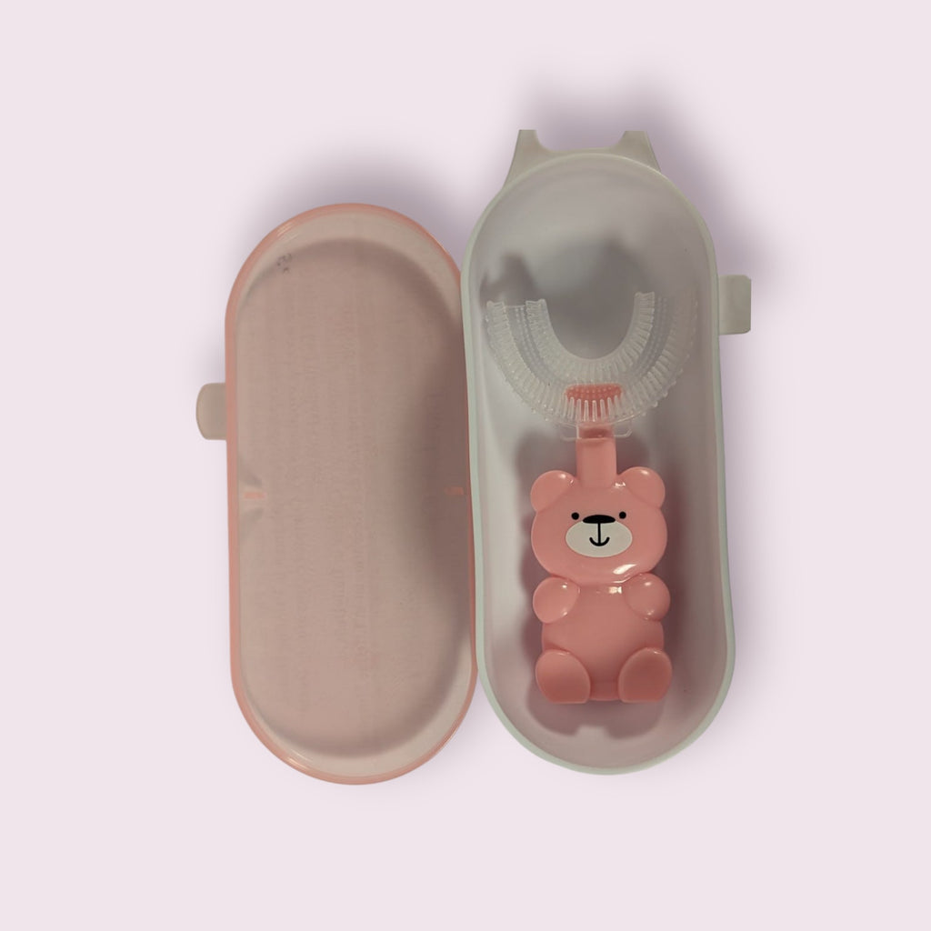 U shaped Silico Teething Brush