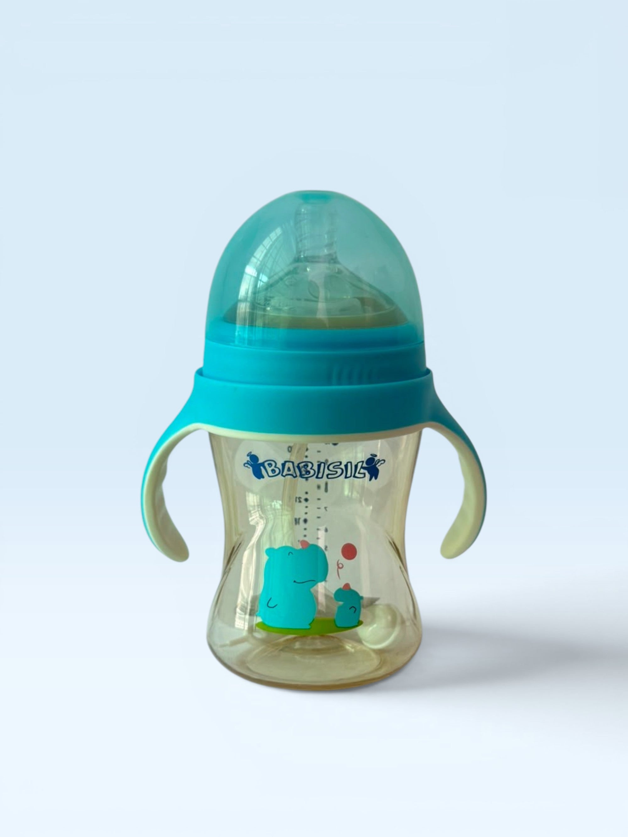 Babisil Extra Wide-Neck PPSU Feeding Bottle with Flexi-Straw – 300ml (10oz)