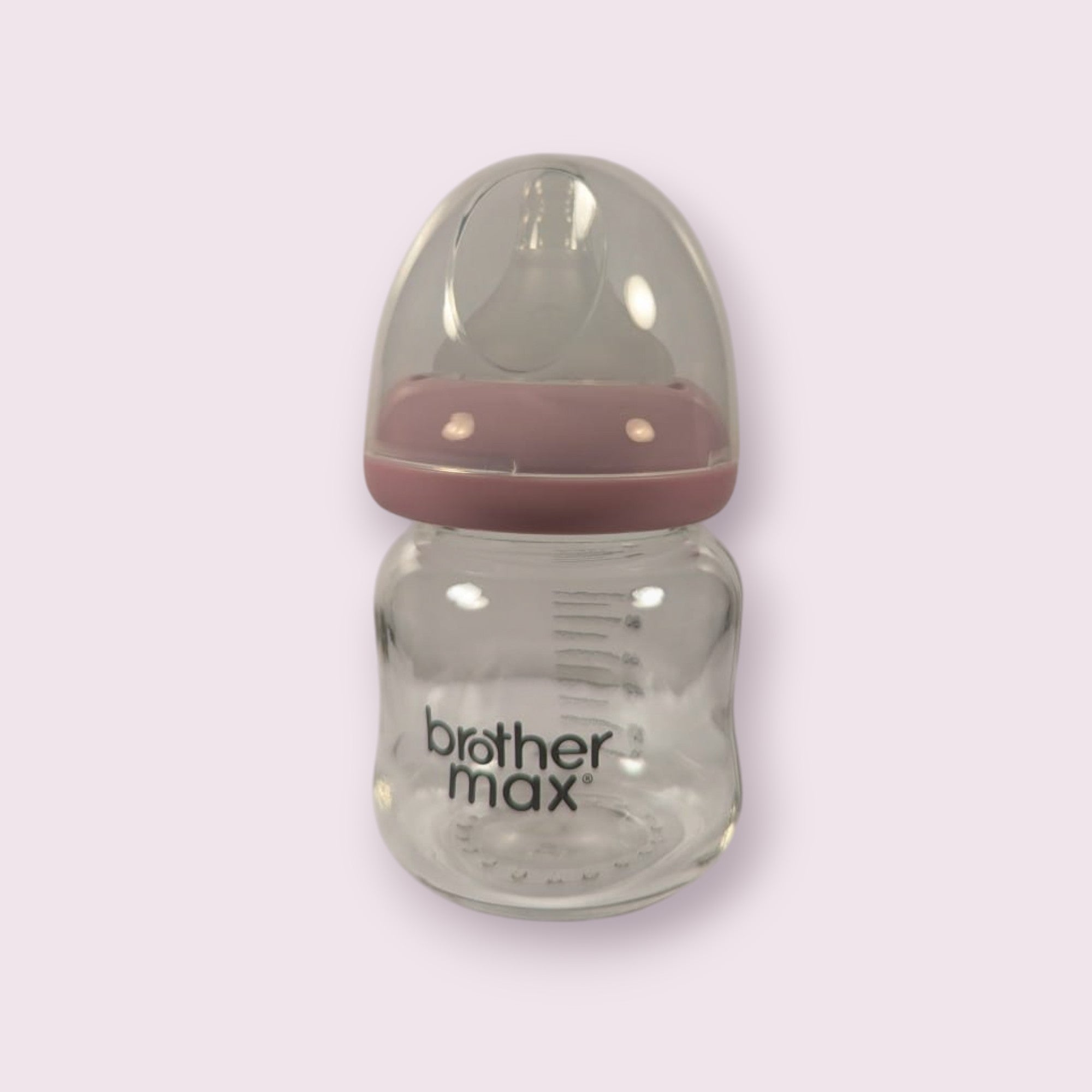 Brother Max New Born Glass Feeding Bottle – 100ml, BPA-Free & Colic-Friendly
