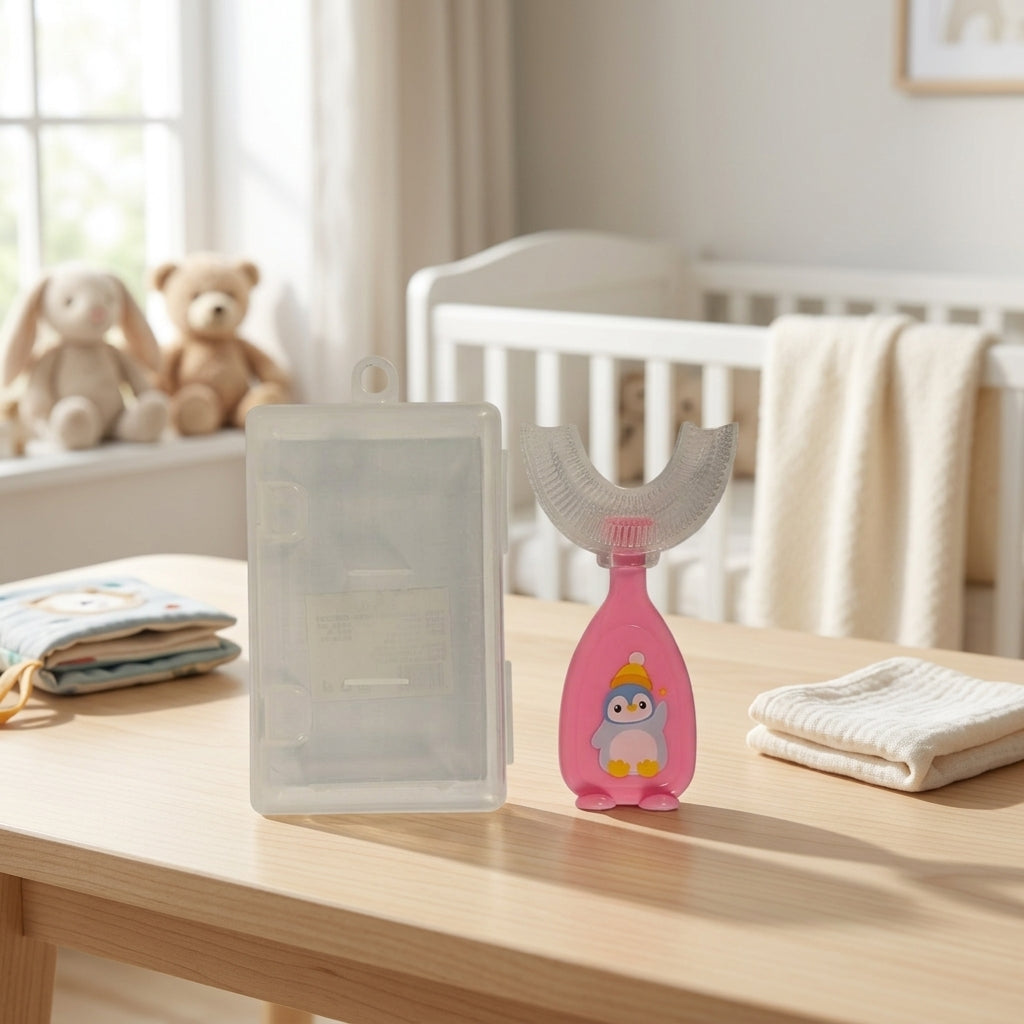 U Shaped Silicone Teething Brush