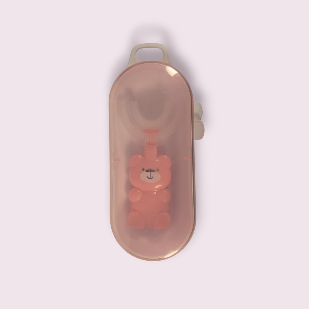 U shaped Silico Teething Brush