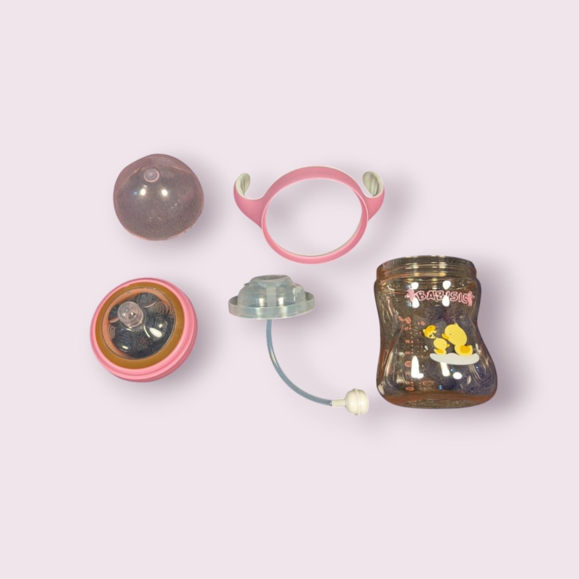 Babisil Extra Wide-Neck PPSU Feeding Bottle with Flexi-Straw – 240ml (8oz)