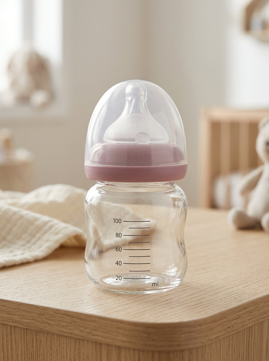 Brother Max New Born Glass Feeding Bottle 100ml