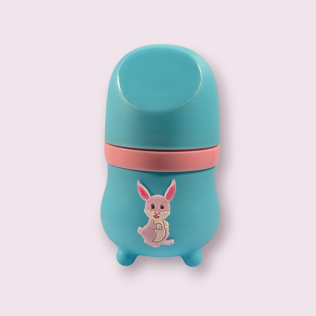 Rio Wide Caliber Glass Feeding Bottle with Rabbit Sleeve – 80ml, BPA-Free