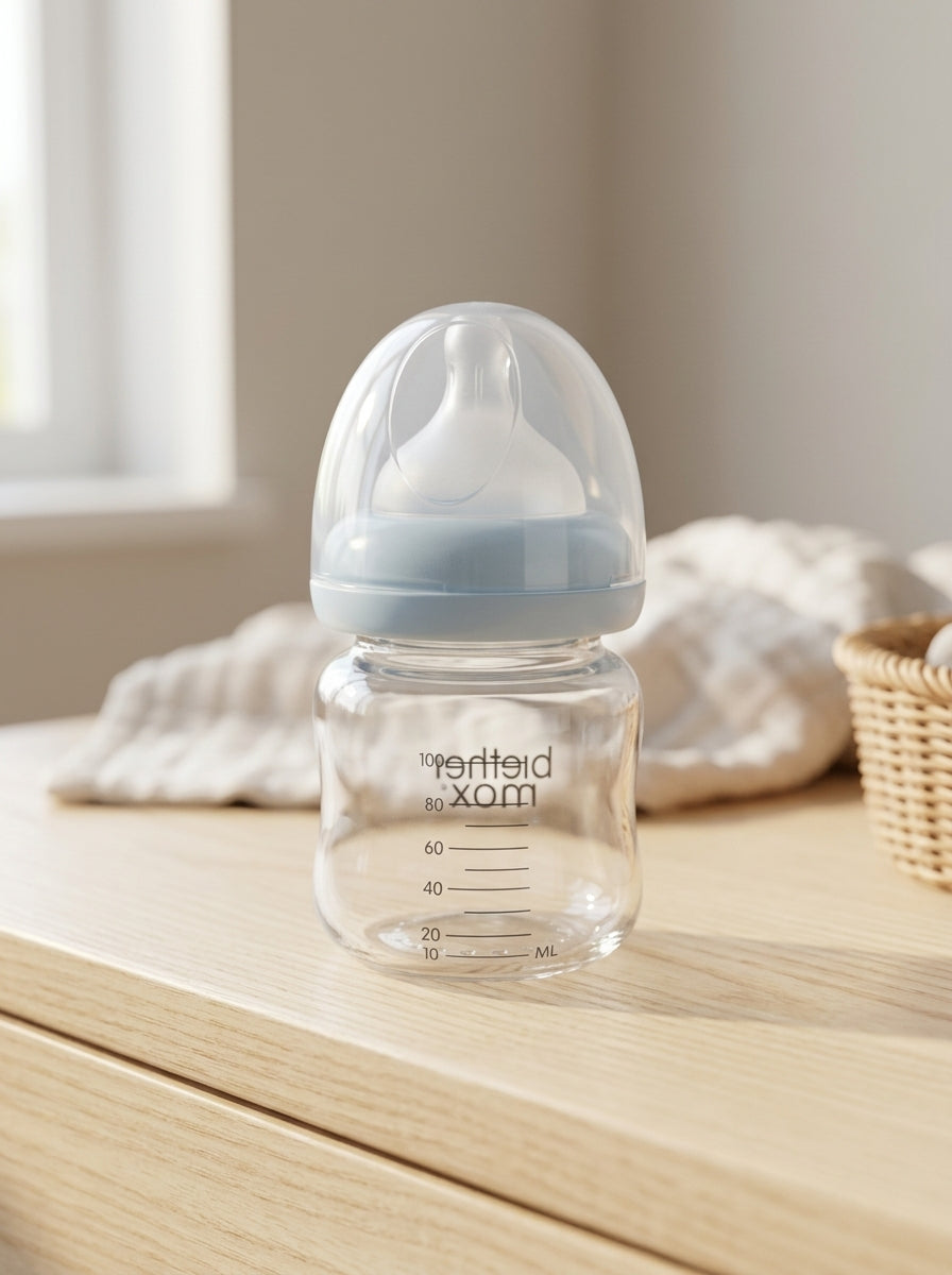 Brother Max New Born Glass Feeding Bottle 100ml