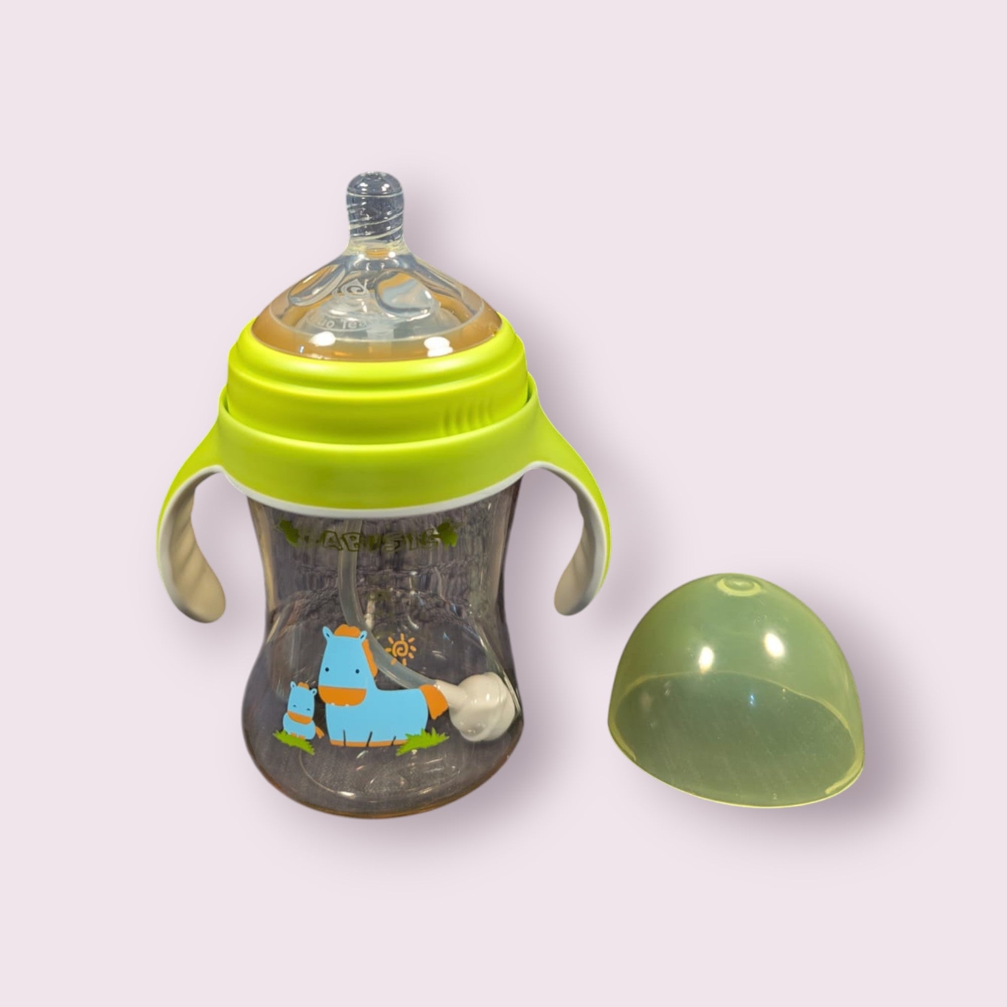 Babisil Extra Wide-Neck PPSU Feeding Bottle with Flexi-Straw – 300ml (10oz)