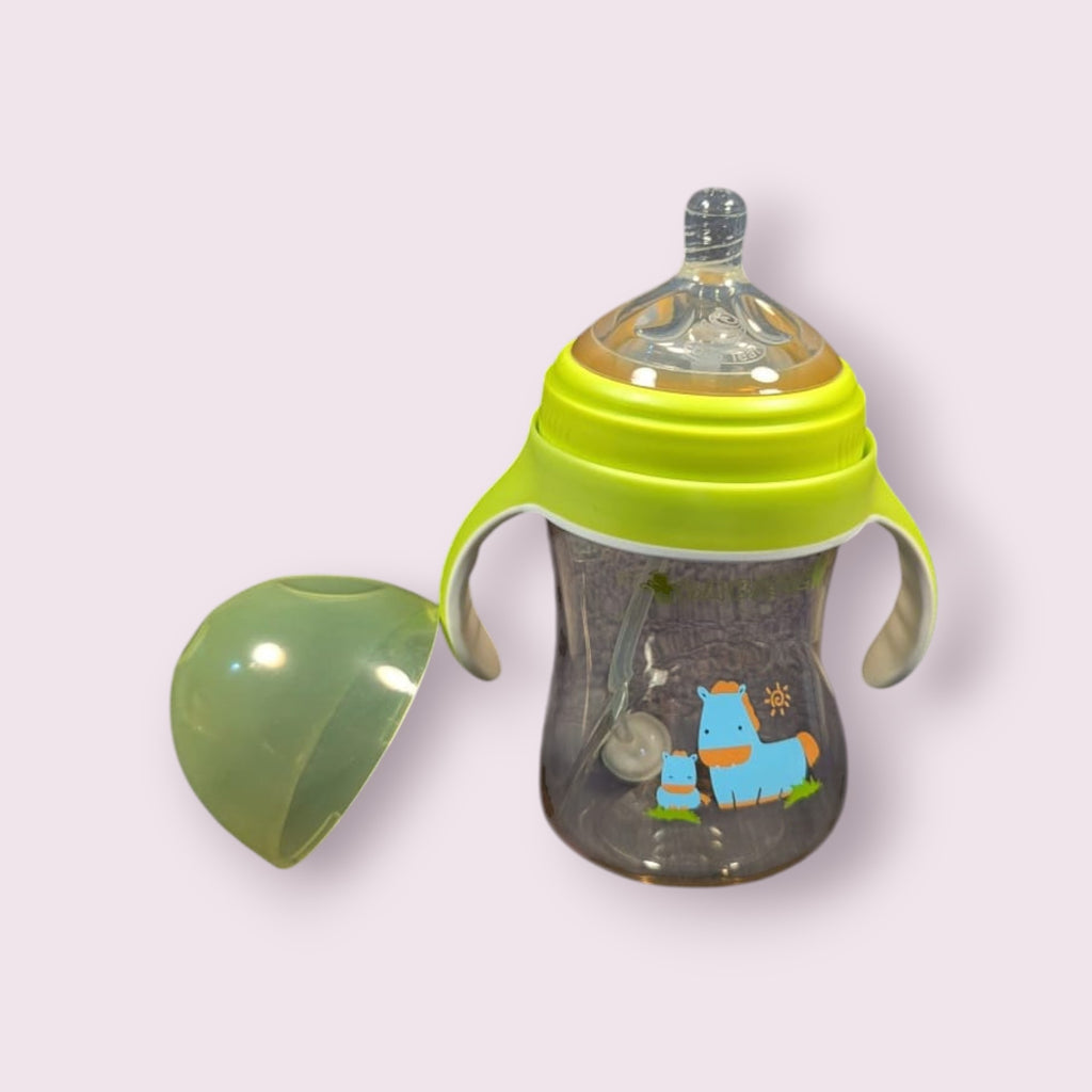 Babisil Extra Wide-Neck PPSU Feeding Bottle with Flexi-Straw – 300ml (10oz)