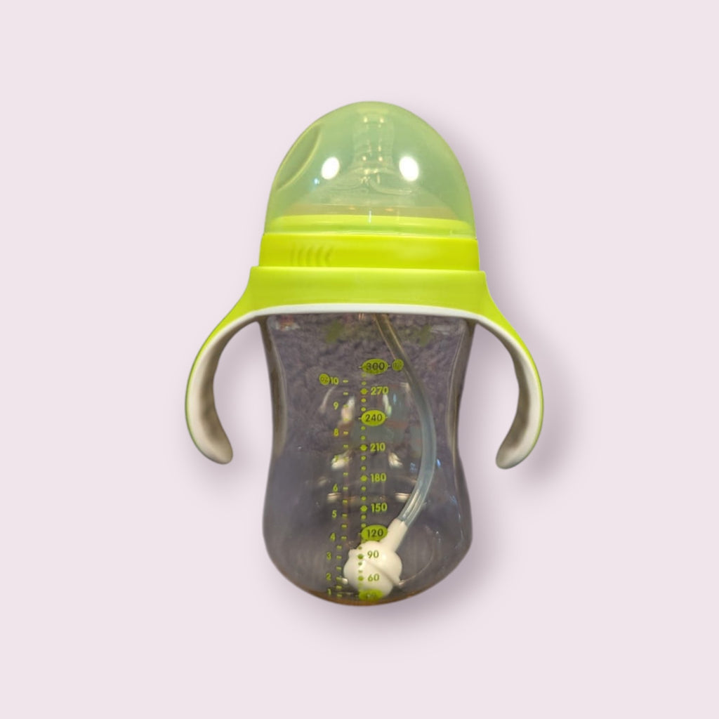 Babisil Extra Wide-Neck PPSU Feeding Bottle with Flexi-Straw – 300ml (10oz)