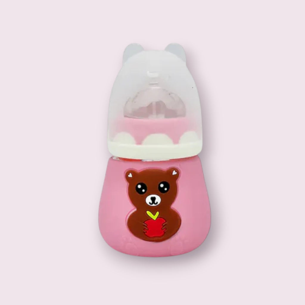 Blue Star Wide Caliber Glass Feeding Bottle – 100 ml