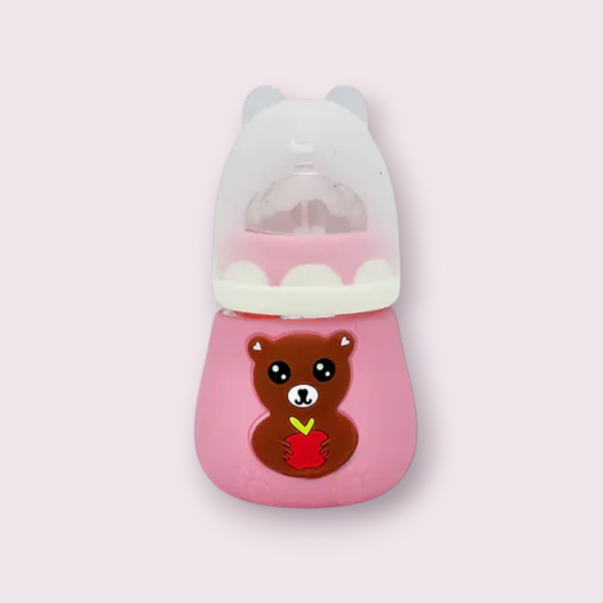 Blue Star Wide Caliber Glass Feeding Bottle – 100 ml