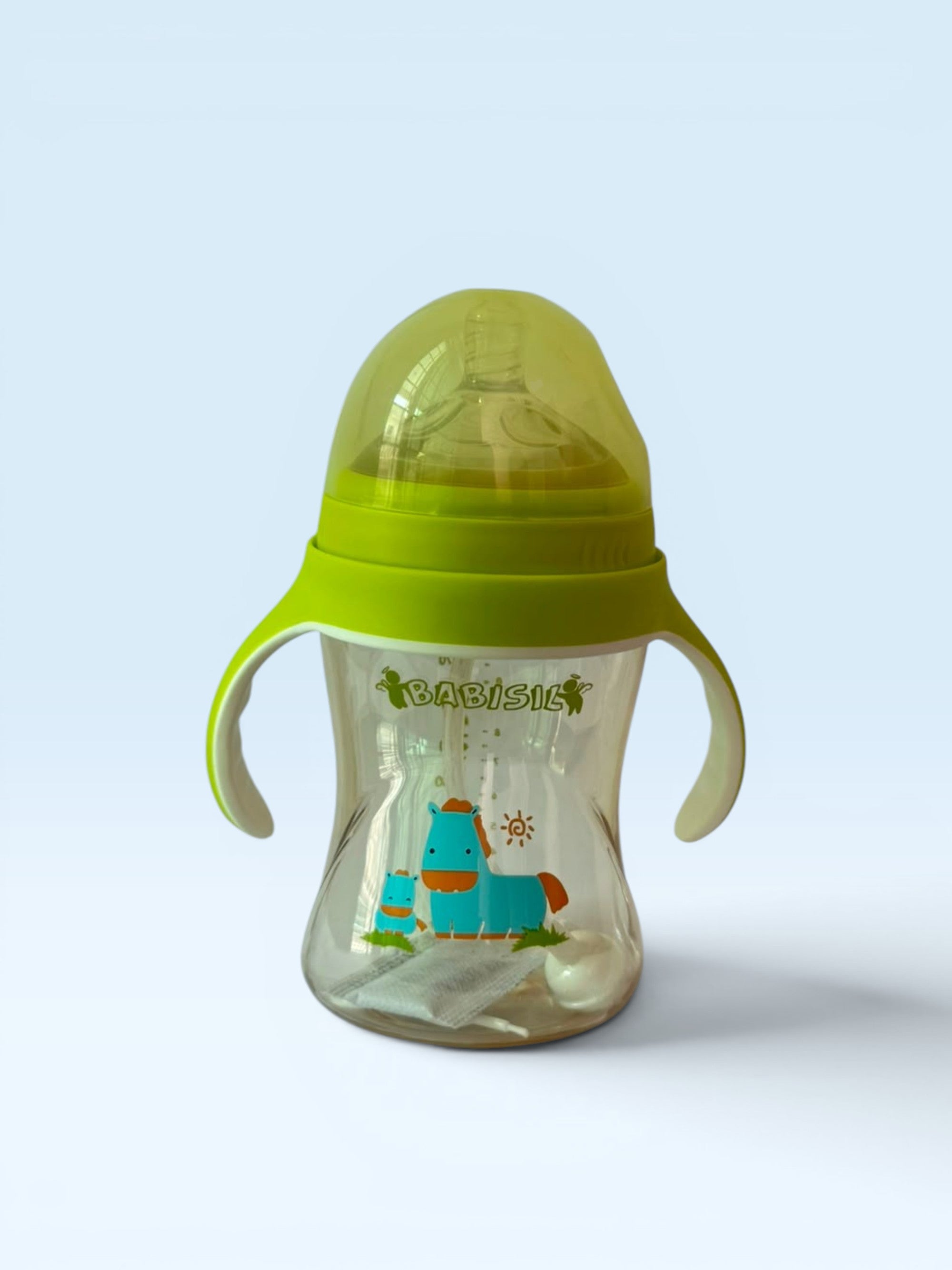 Babisil Extra Wide-Neck PPSU Feeding Bottle with Flexi-Straw – 300ml (10oz)