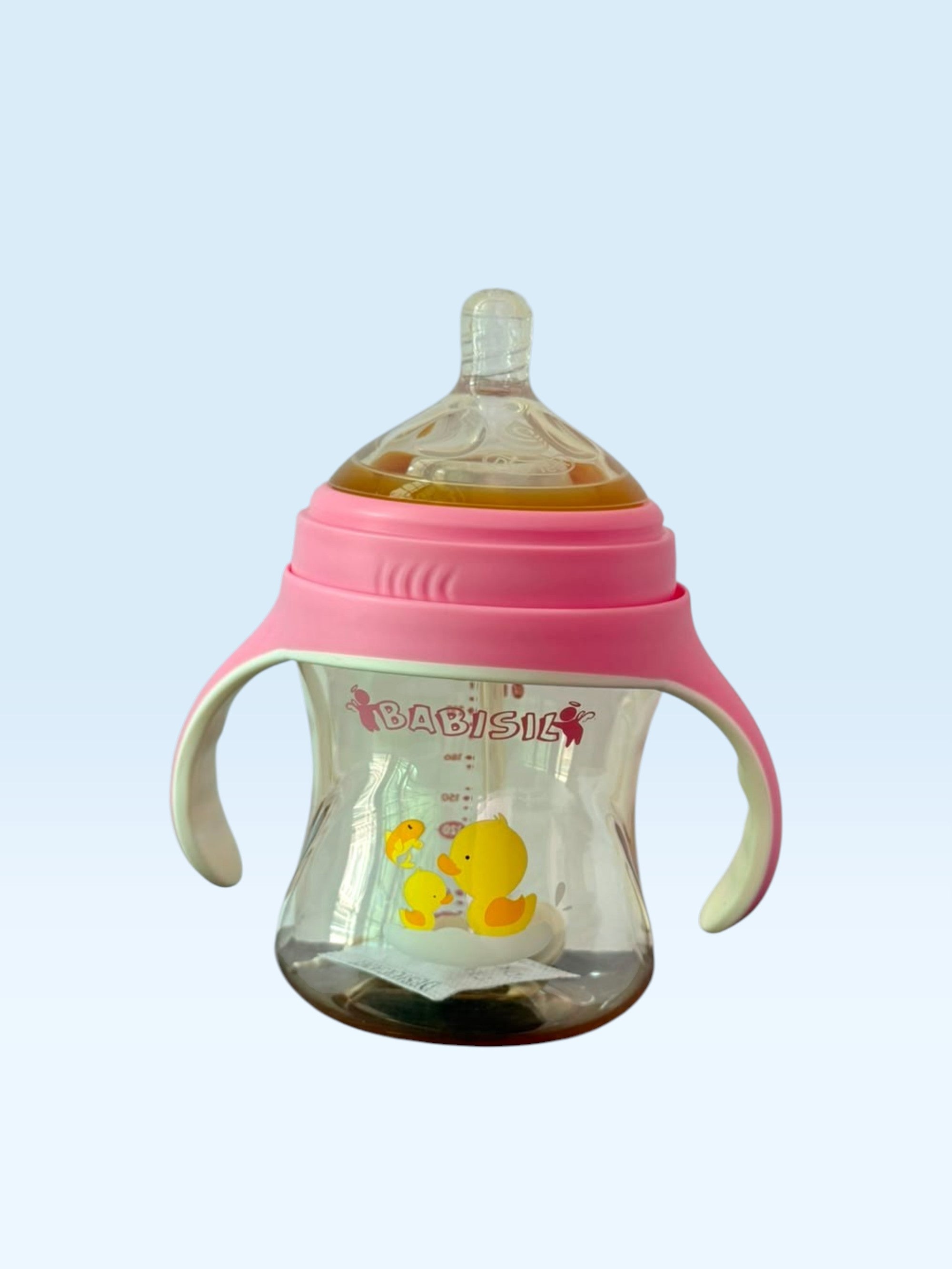Babisil Extra Wide-Neck PPSU Feeding Bottle with Flexi-Straw – 240ml (8oz)