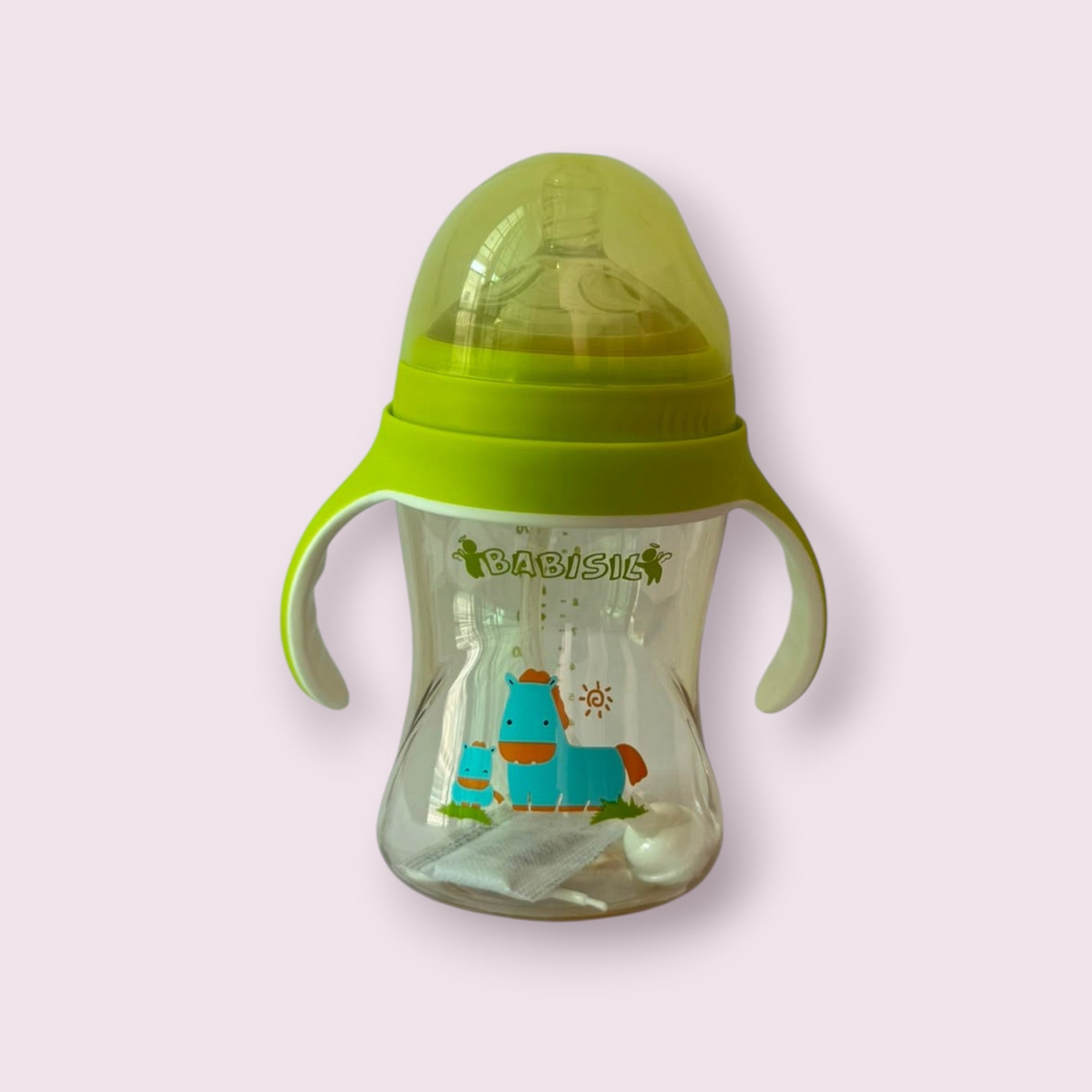 Babisil Extra Wide-Neck PPSU Feeding Bottle with Flexi-Straw – 300ml (10oz)