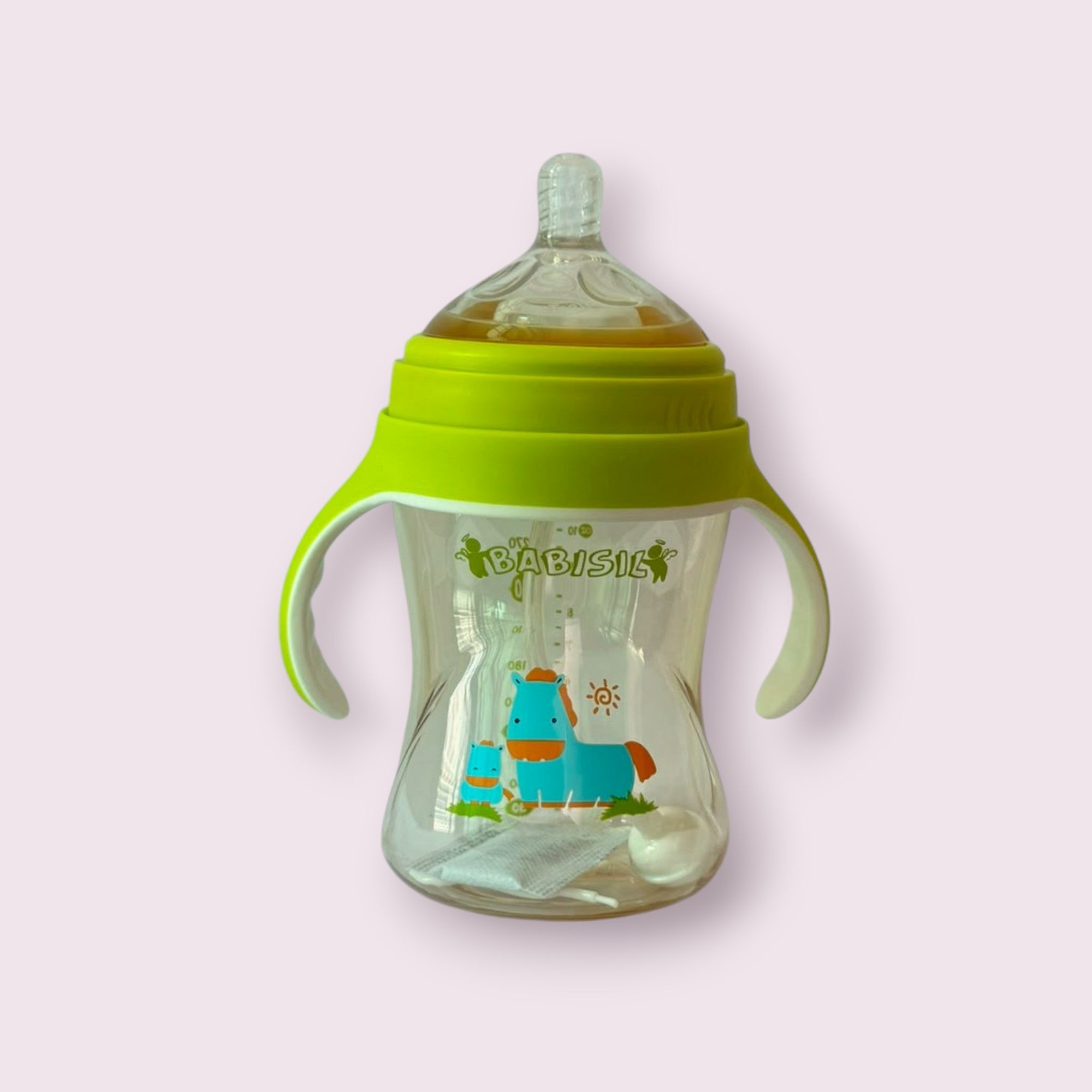 Babisil Extra Wide-Neck PPSU Feeding Bottle with Flexi-Straw – 300ml (10oz)