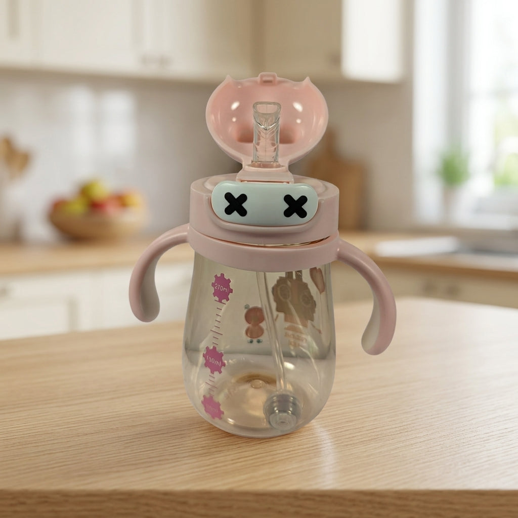 Wide Mouth PPSU Automatic Cup with Soft Straw – 270ml