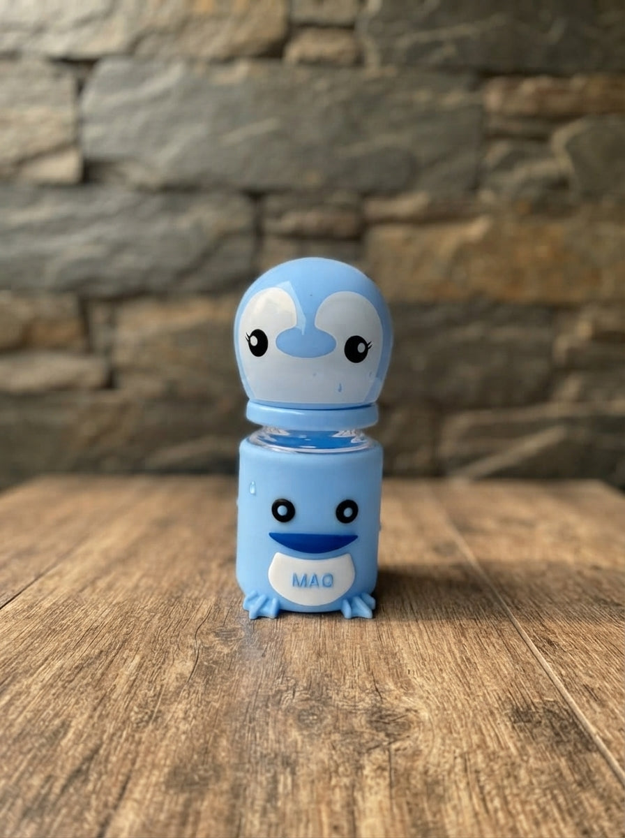 MAQ Premium Penguin 60ml Glass Feeder with Silicone Cover